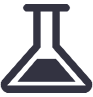 Icono de probeta de laboratorio