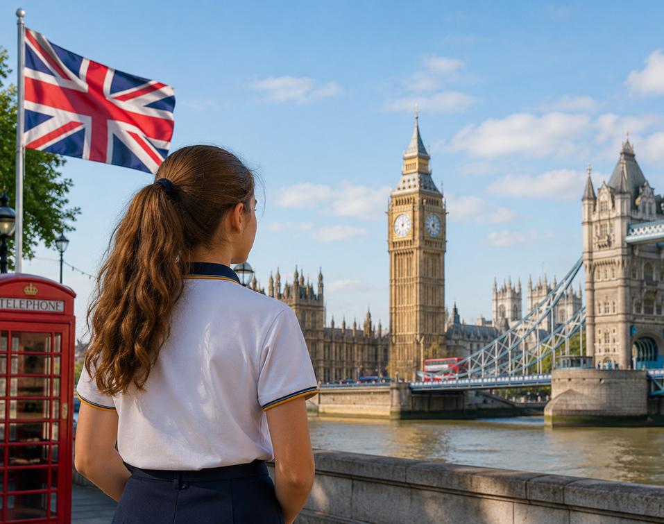 Chica en Inglaterra